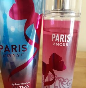 Bath and Body Works spray and body creme